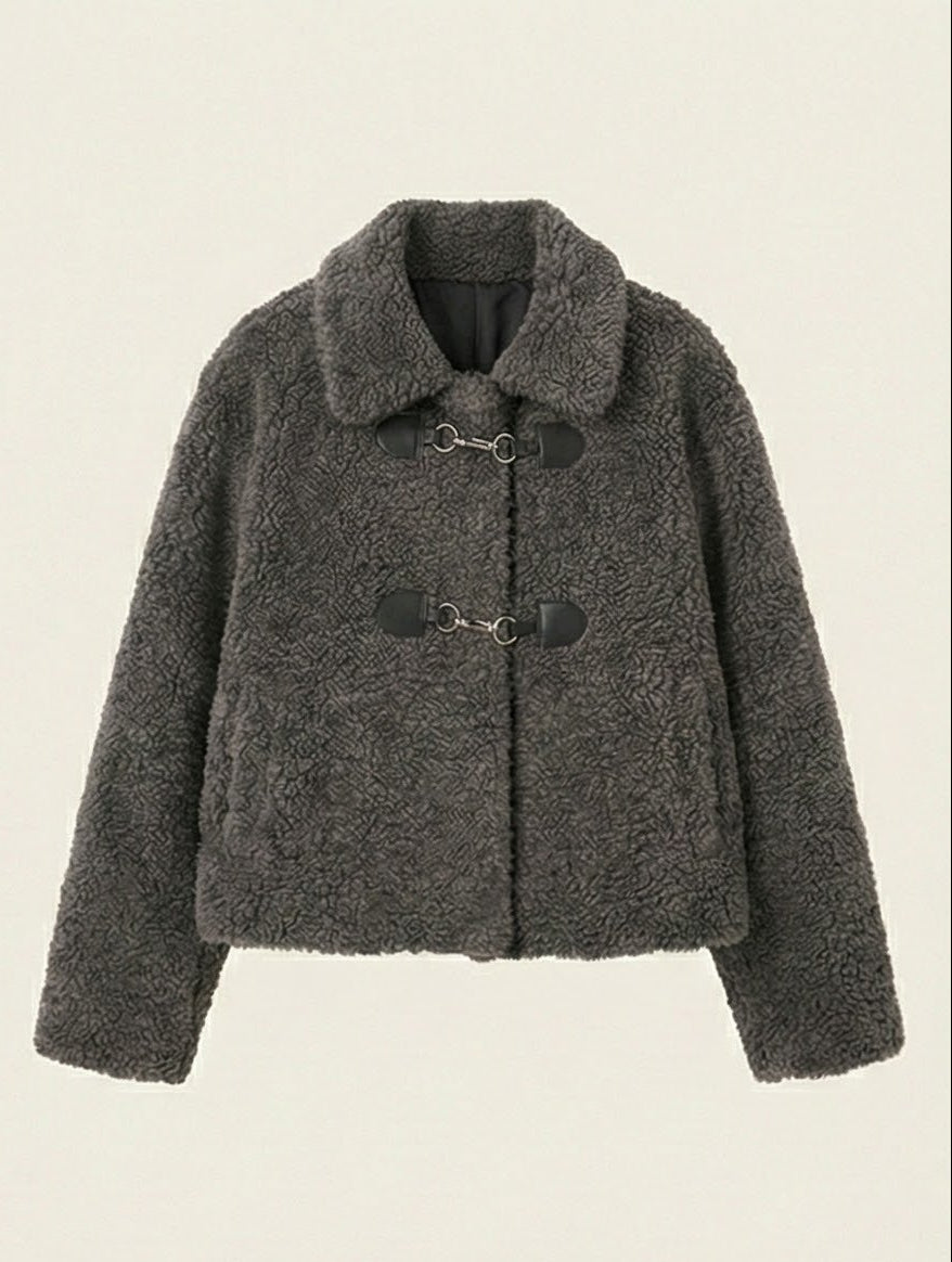 ボアバックルショートジャケット