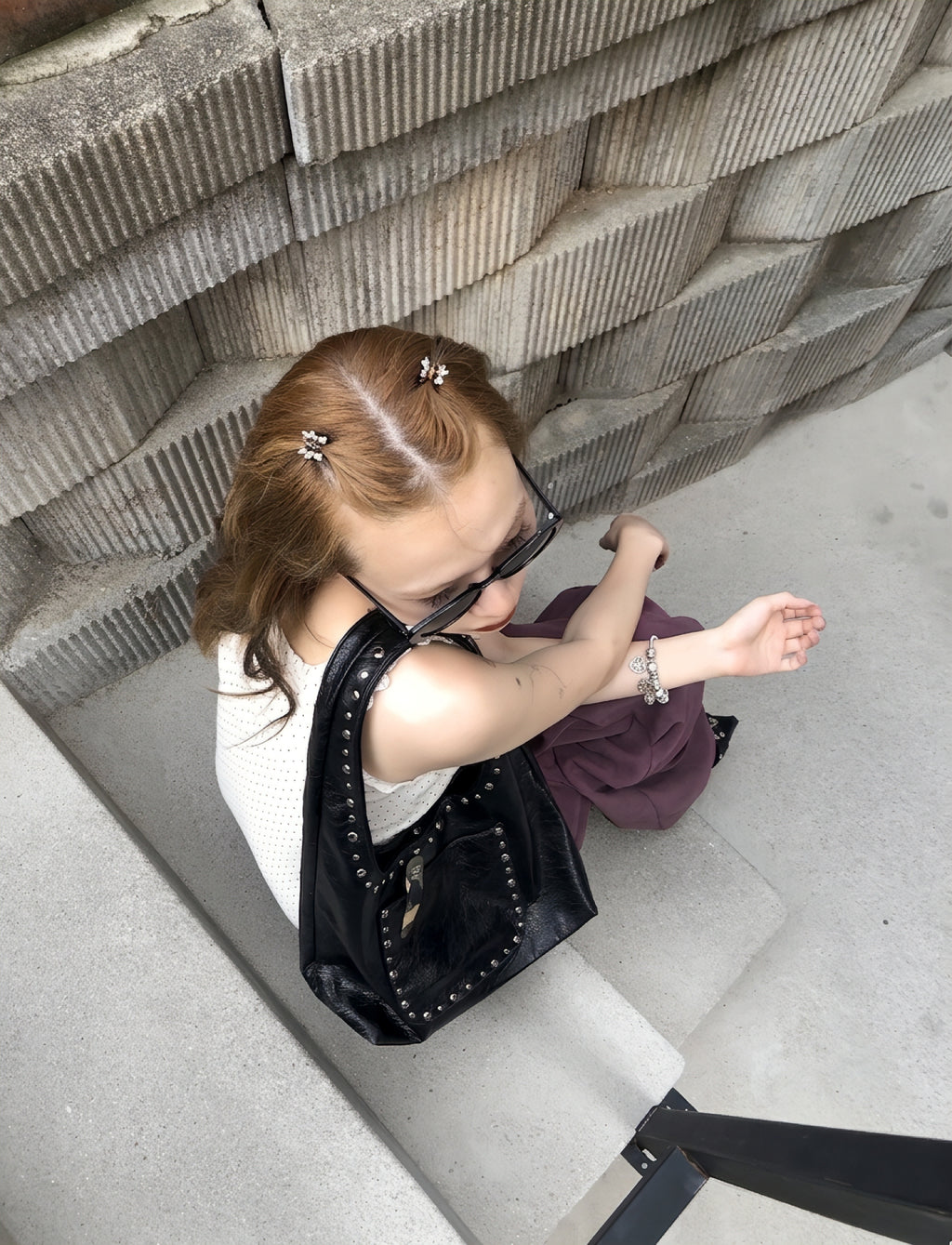 ヴィンテージスタッズバッグ