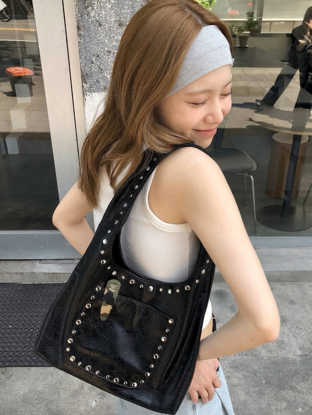 ヴィンテージスタッズバッグ