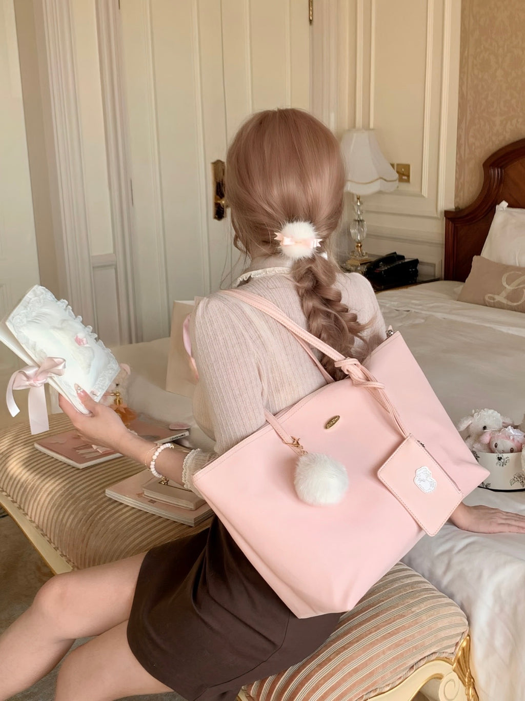 バレエピンクトート