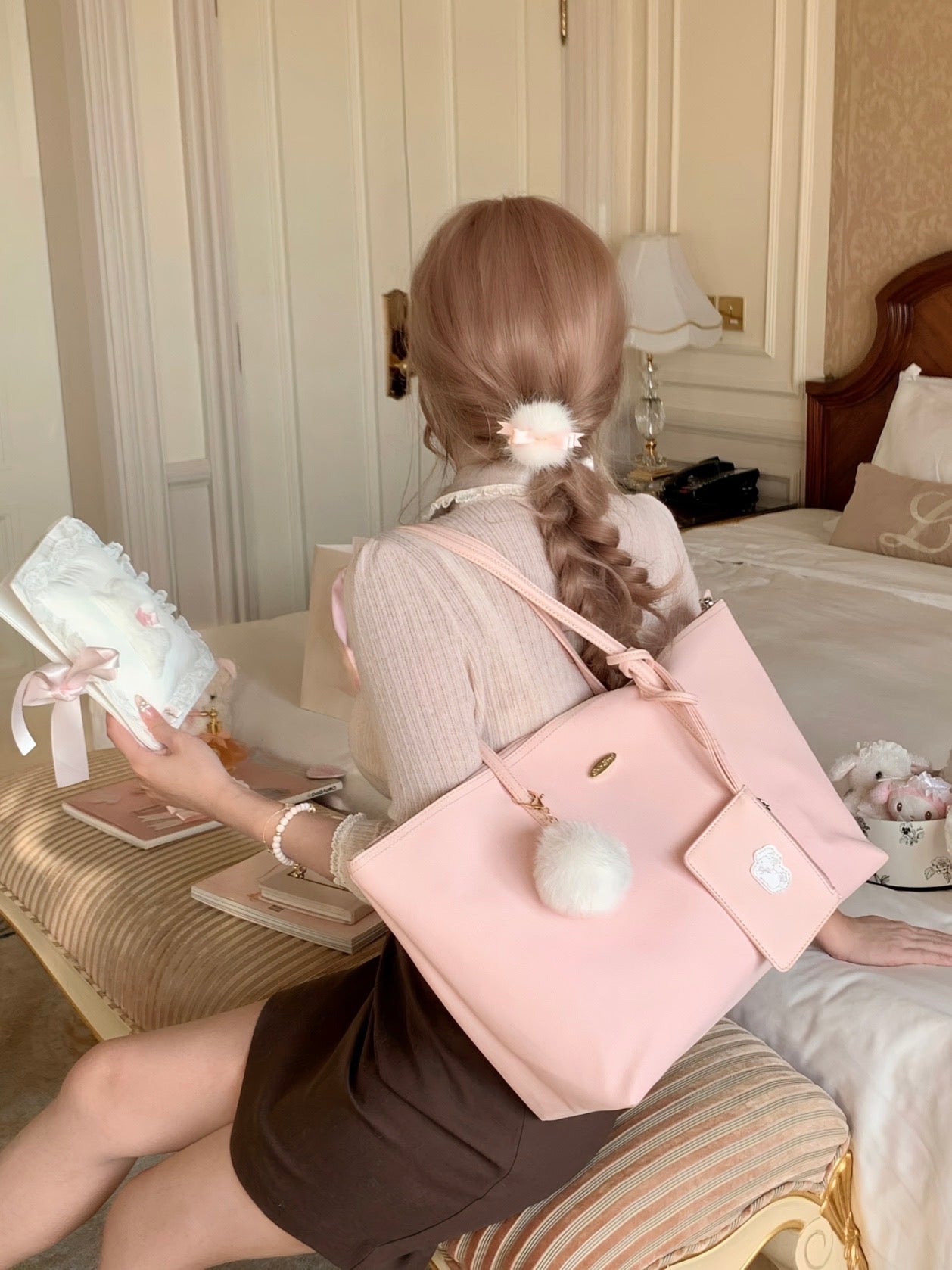 バレエピンクトート