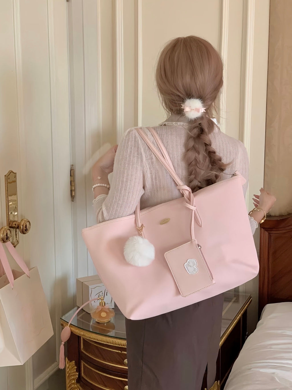 バレエピンクトート