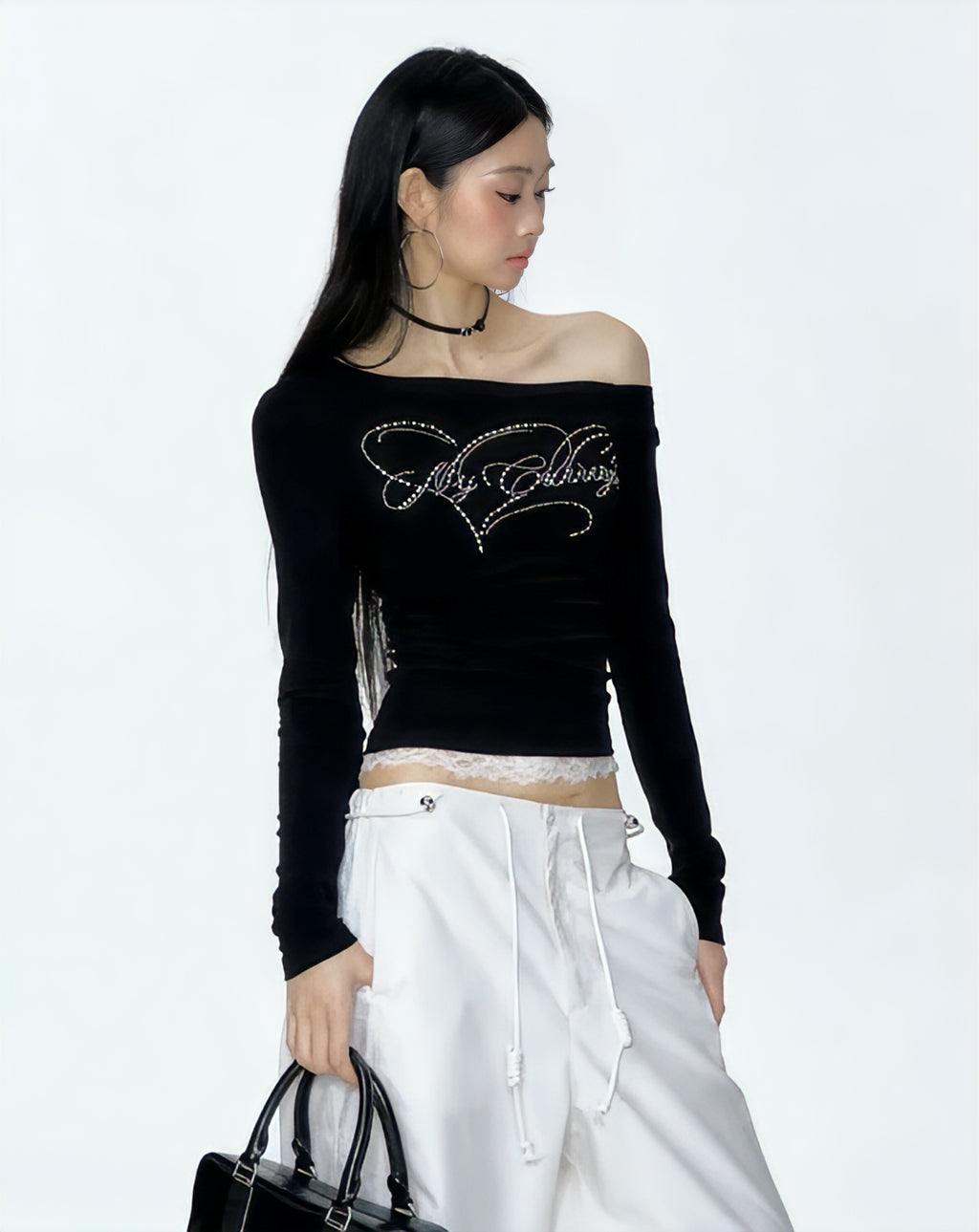 アメリカンレースパッチワークTシャツ