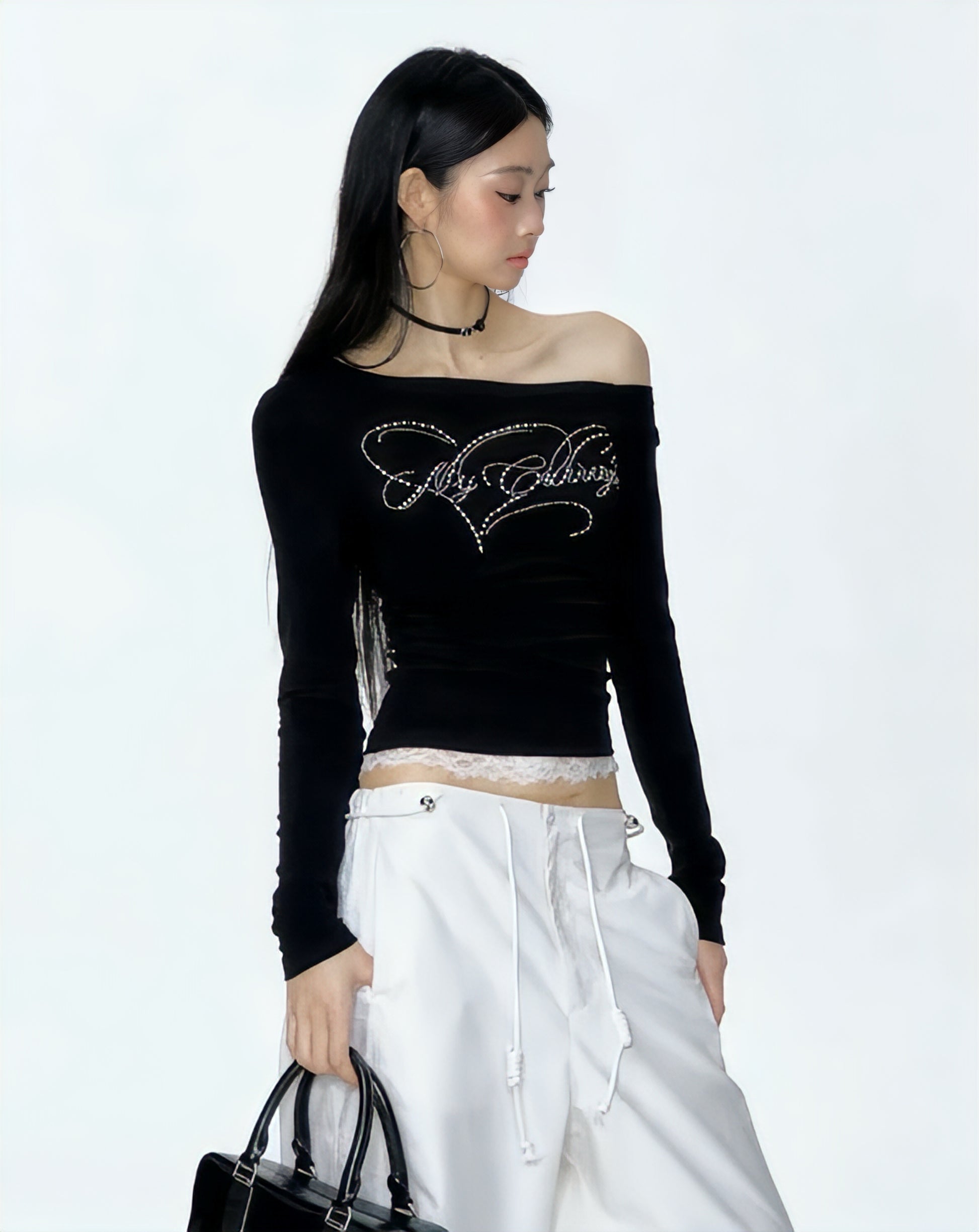 アメリカンレースパッチワークTシャツ