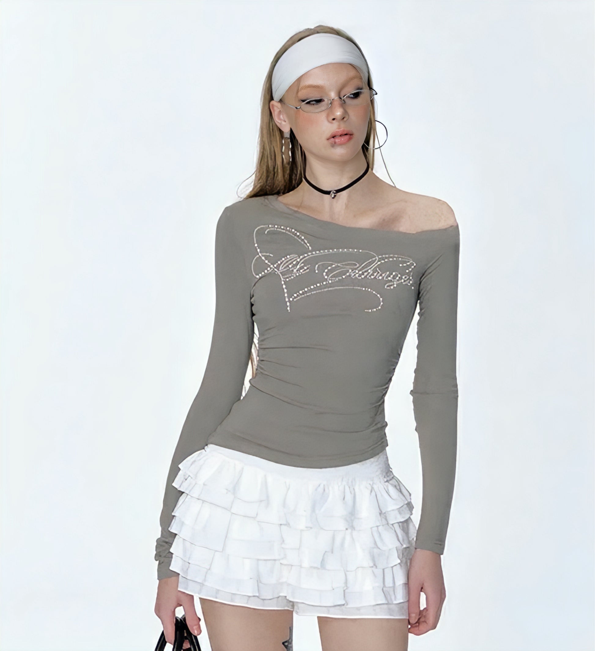 アメリカンレースパッチワークTシャツ