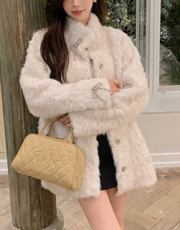 ファースタンディングカラーコート – Meari cheek