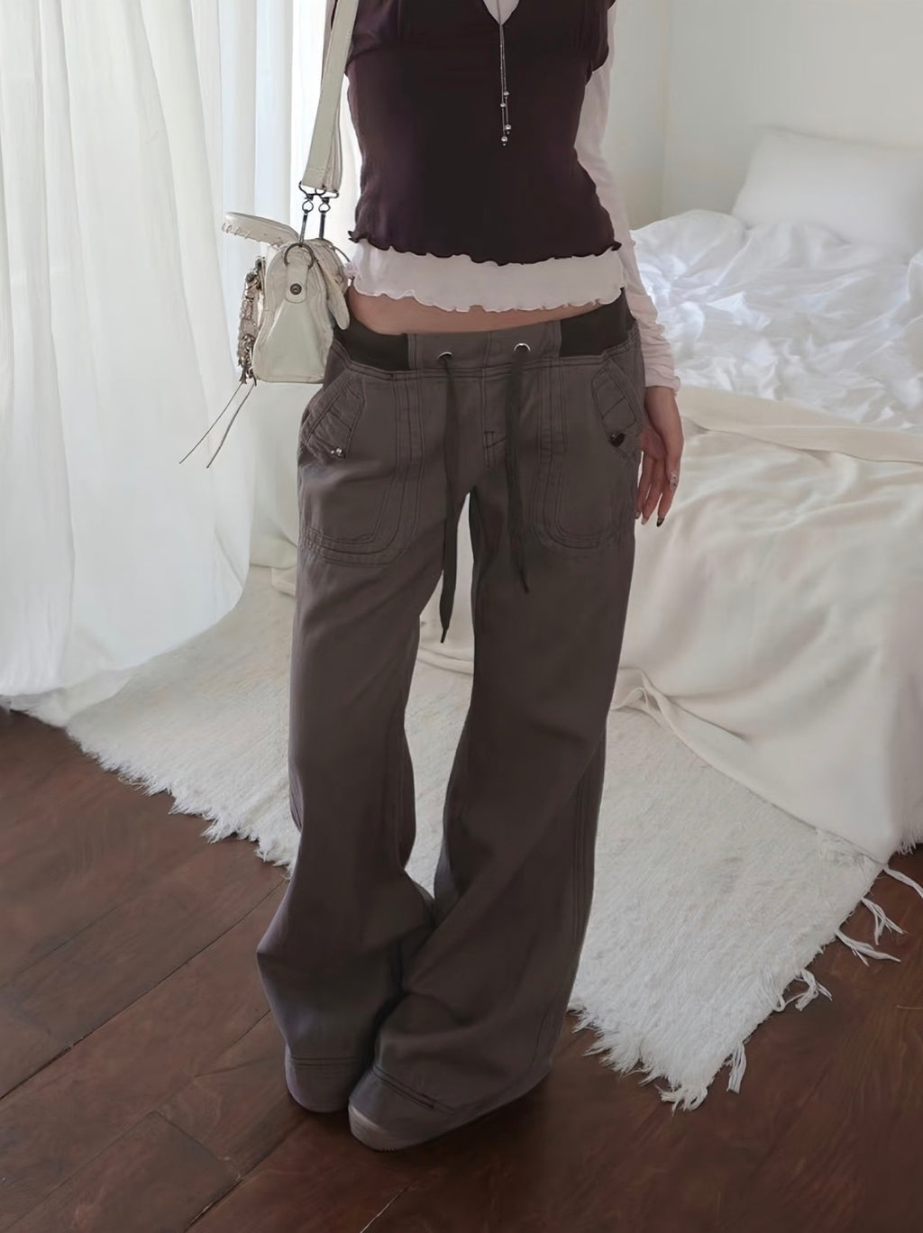 ドロストカーゴロングパンツ