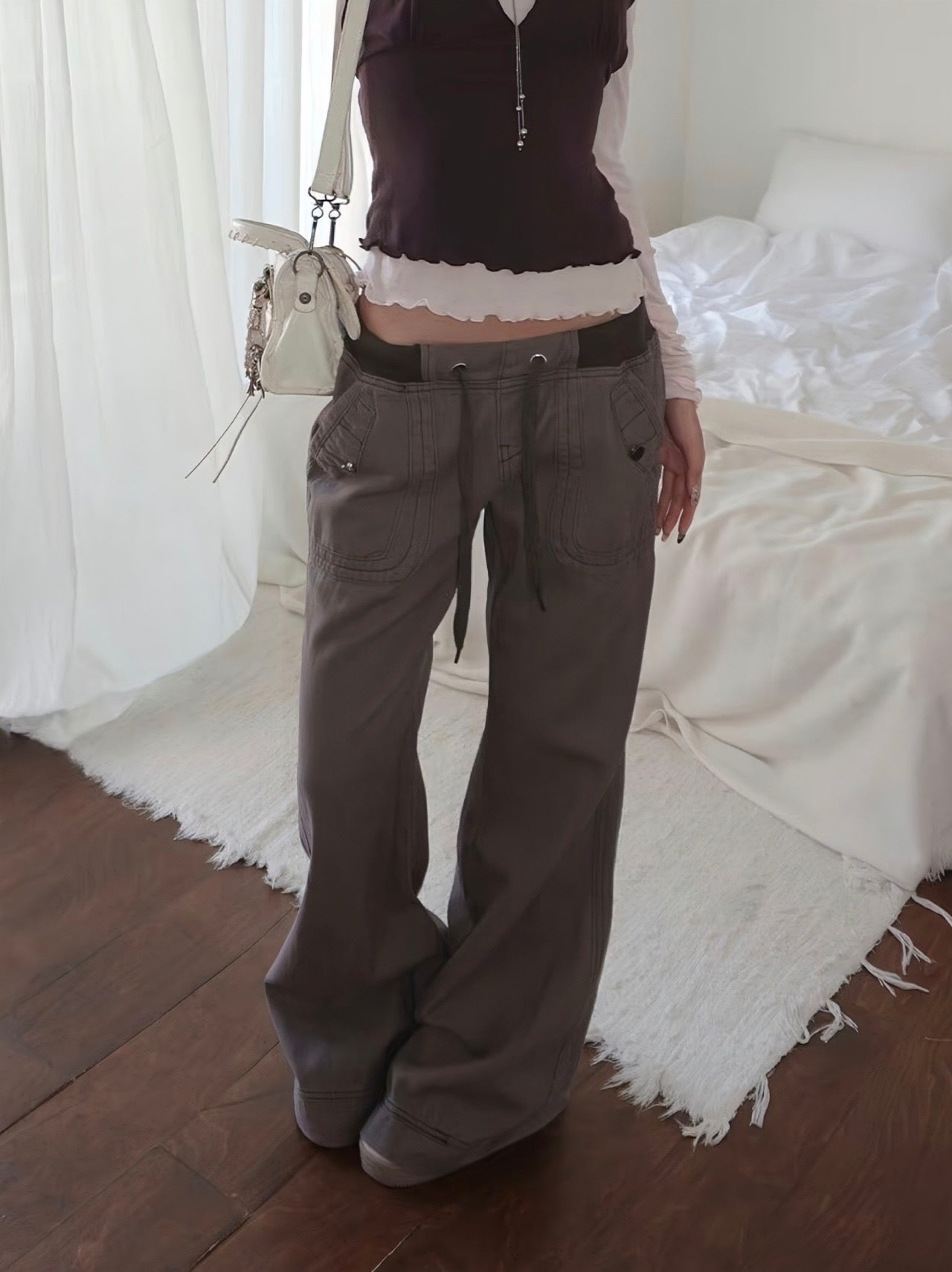 ドロストカーゴロングパンツ