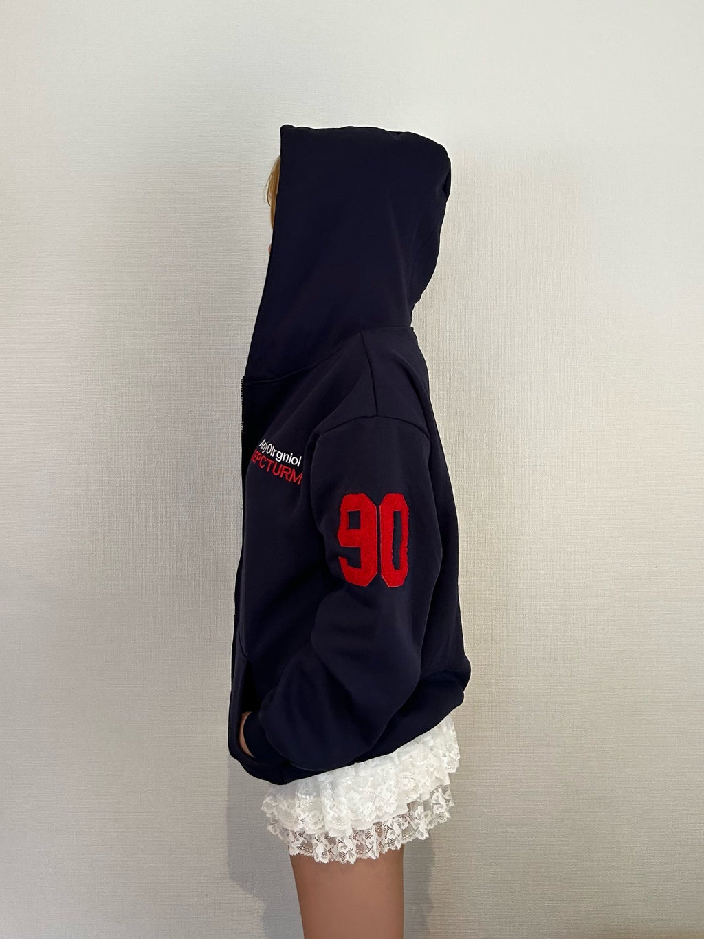 アメリカンストリートネイビーパーカー