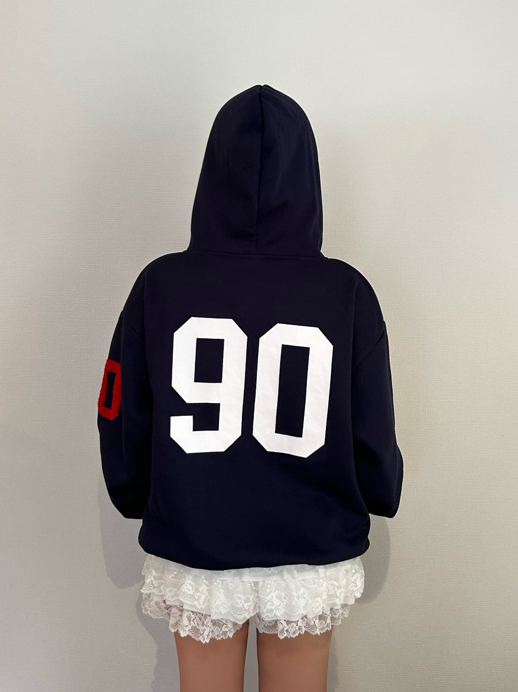 アメリカンストリートネイビーパーカー