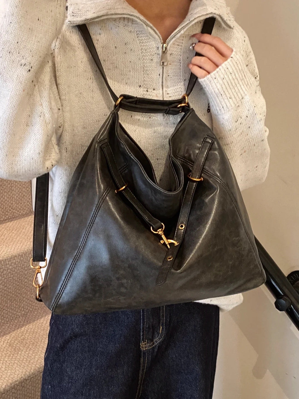 ヴィンテージダーク3WAYバッグ