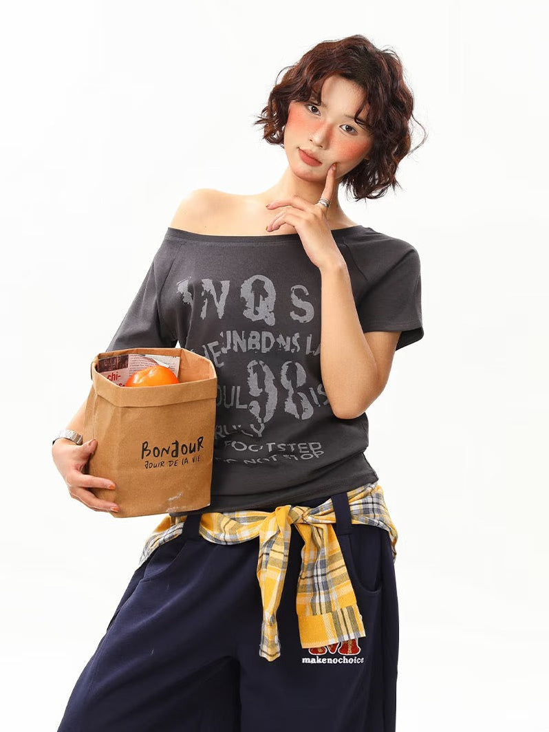 ヴィンテージグランジロゴTシャツ