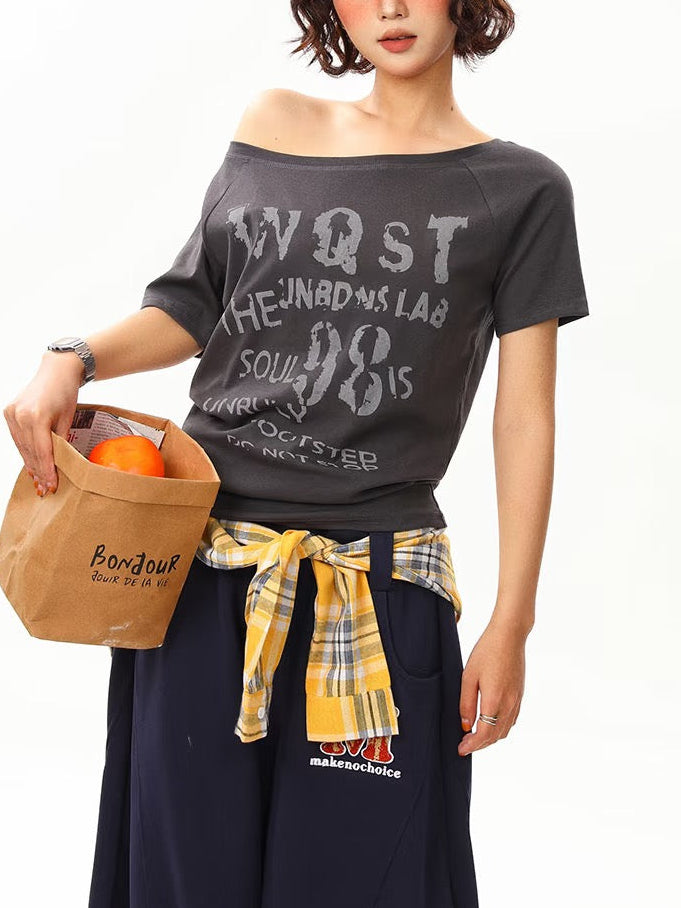 ヴィンテージグランジロゴTシャツ