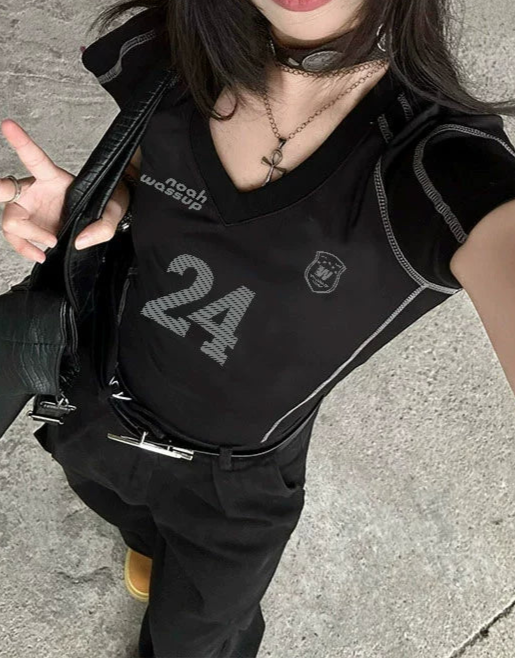 アメリカン24スリムTシャツ