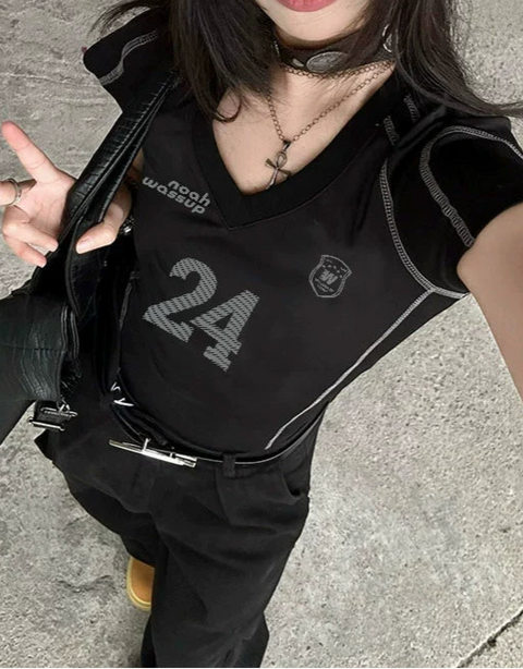 アメリカン24スリムTシャツ