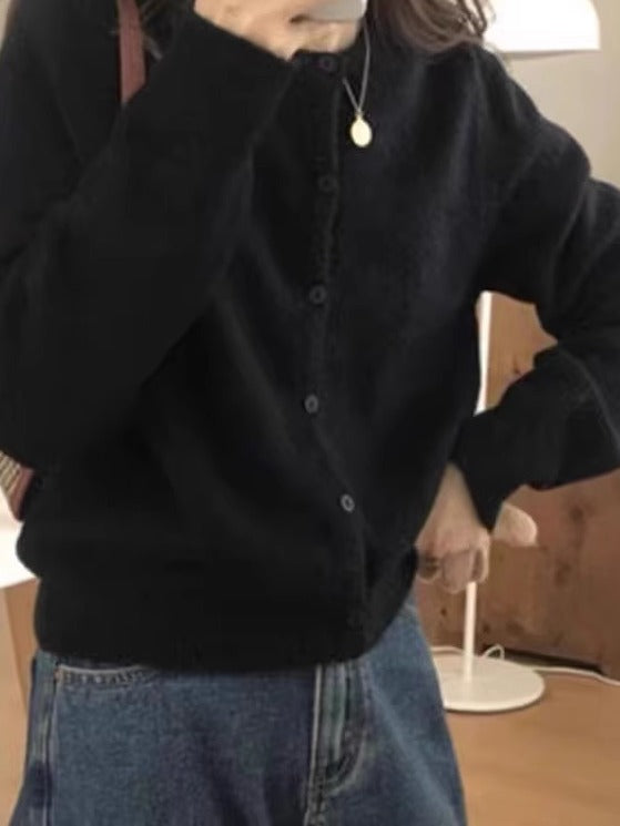レトロウールカーディガン
