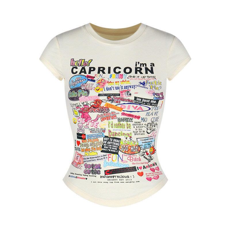 アメリカンレトロコラージュベビーT