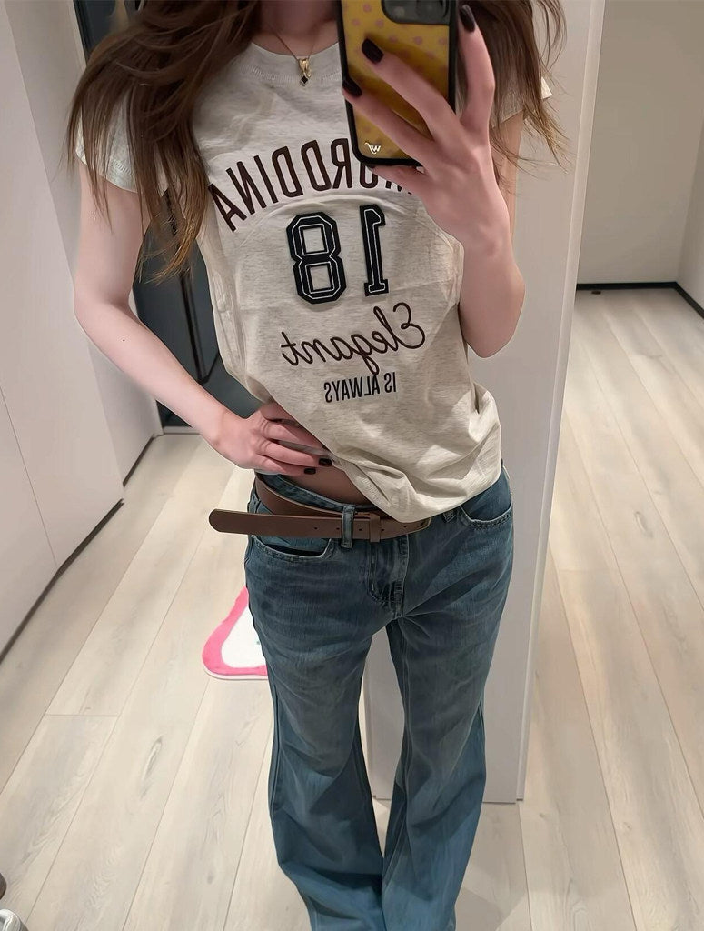 ヴィンテージライクカレッジロゴTシャツ