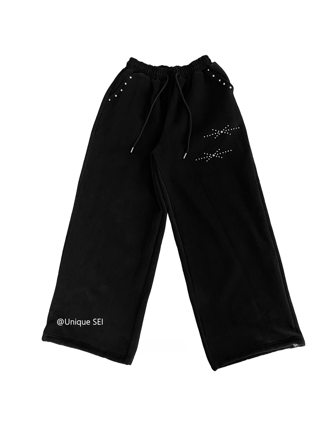 Y2Kスタッズワイドスウェットパンツ