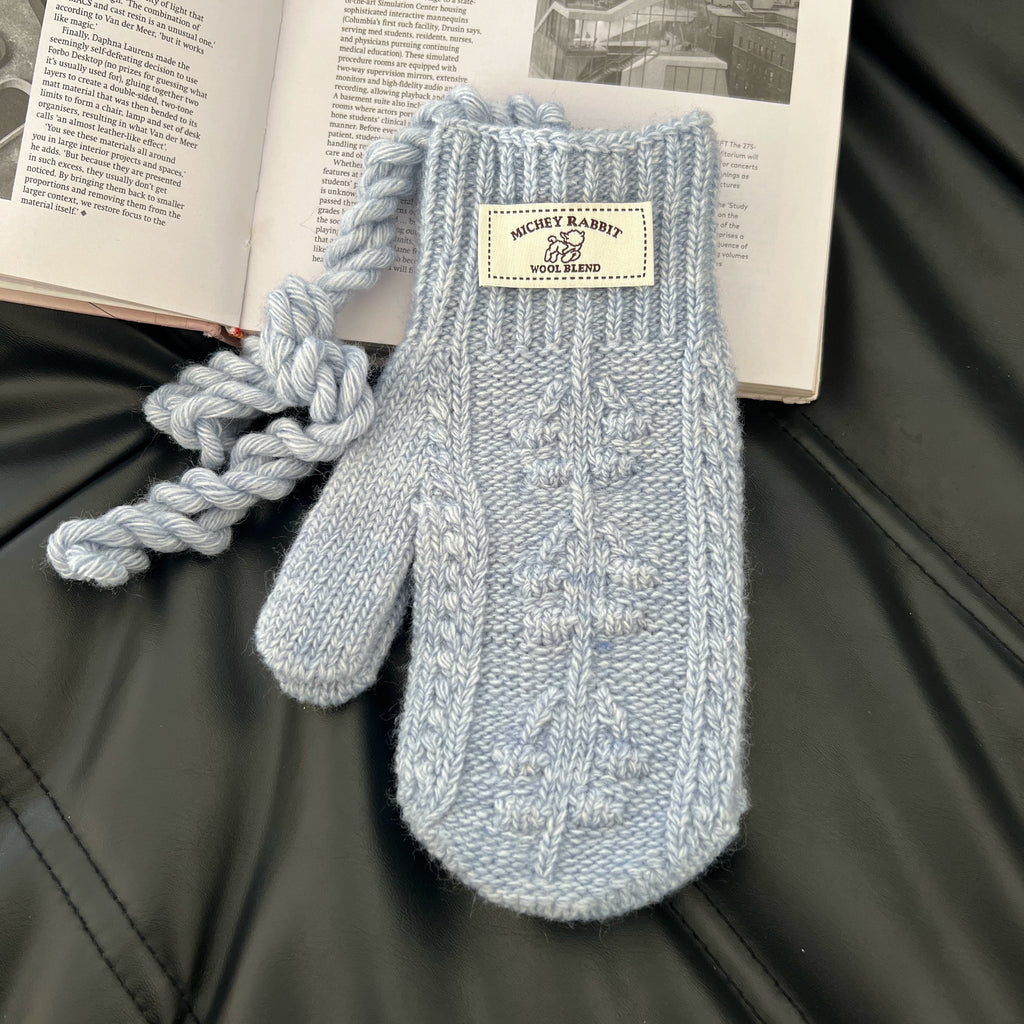 ツイストニットフィンガーラップグローブ