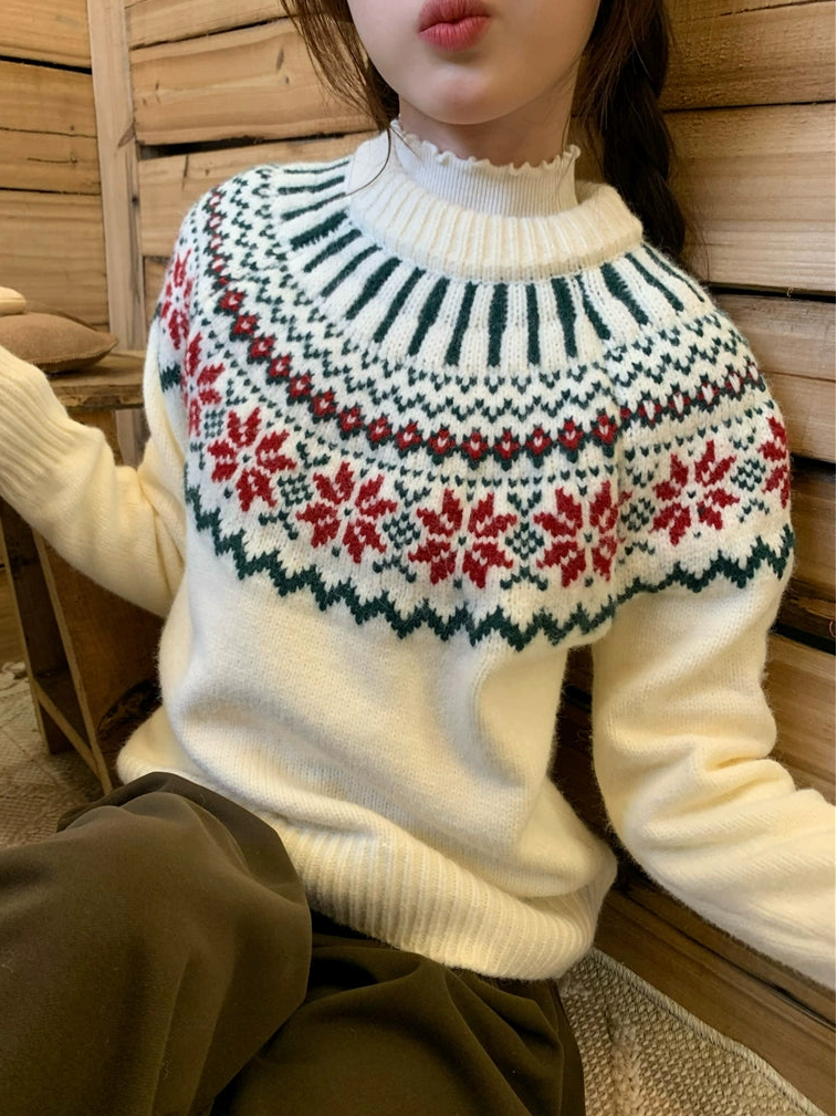 ノルディッククリスマスニット