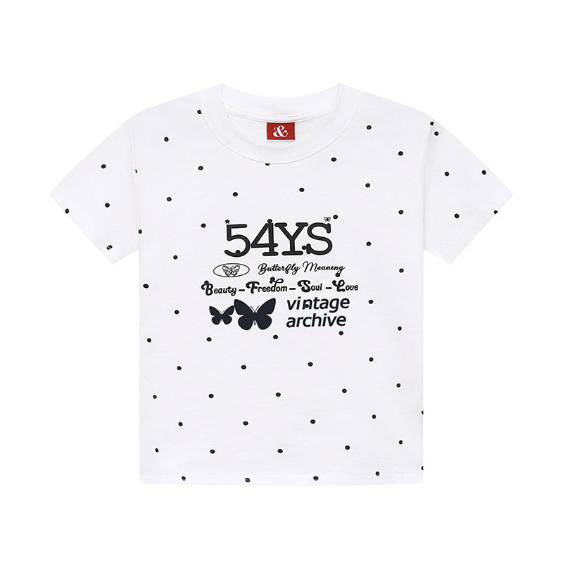ドットバタフライTシャツ