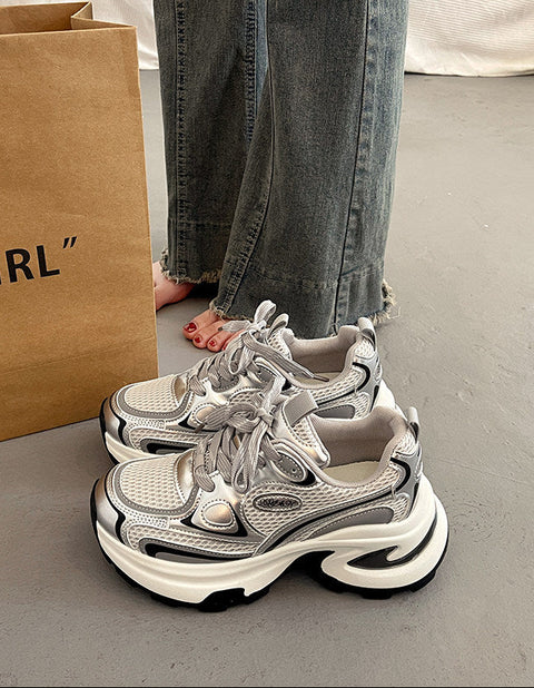 ボリュームソールメッシュスニーカー