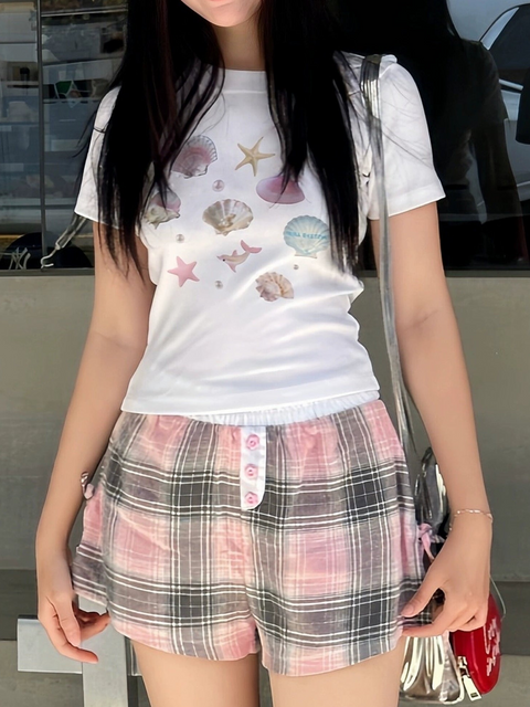 シェルドロフィンサマースリムTシャツ