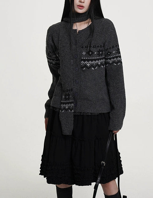 ヴィンテージノルディックカーディガン