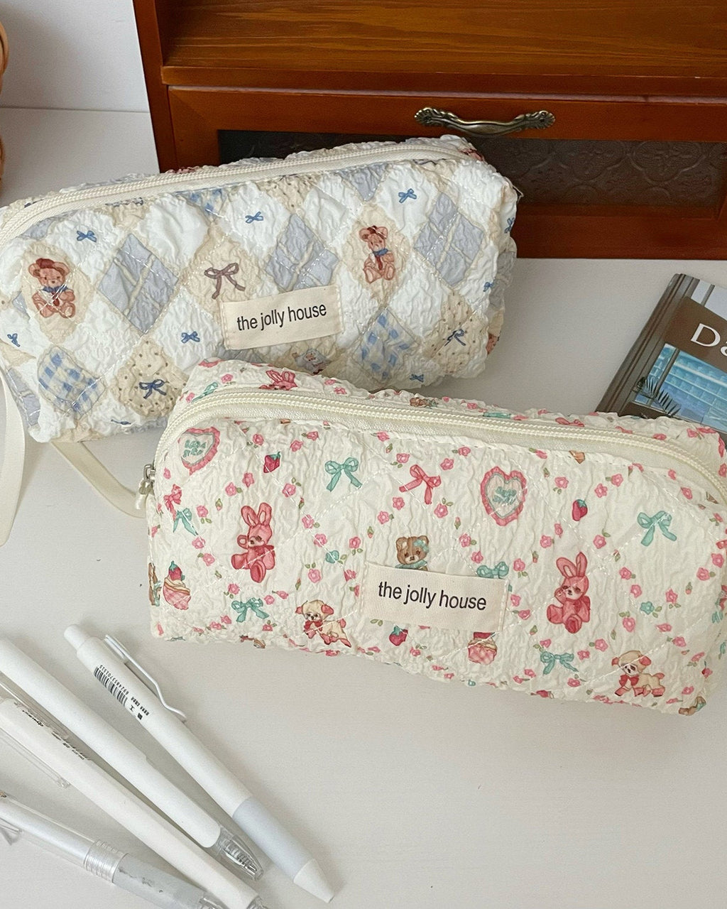 ヴィンテージキルティングポーチ