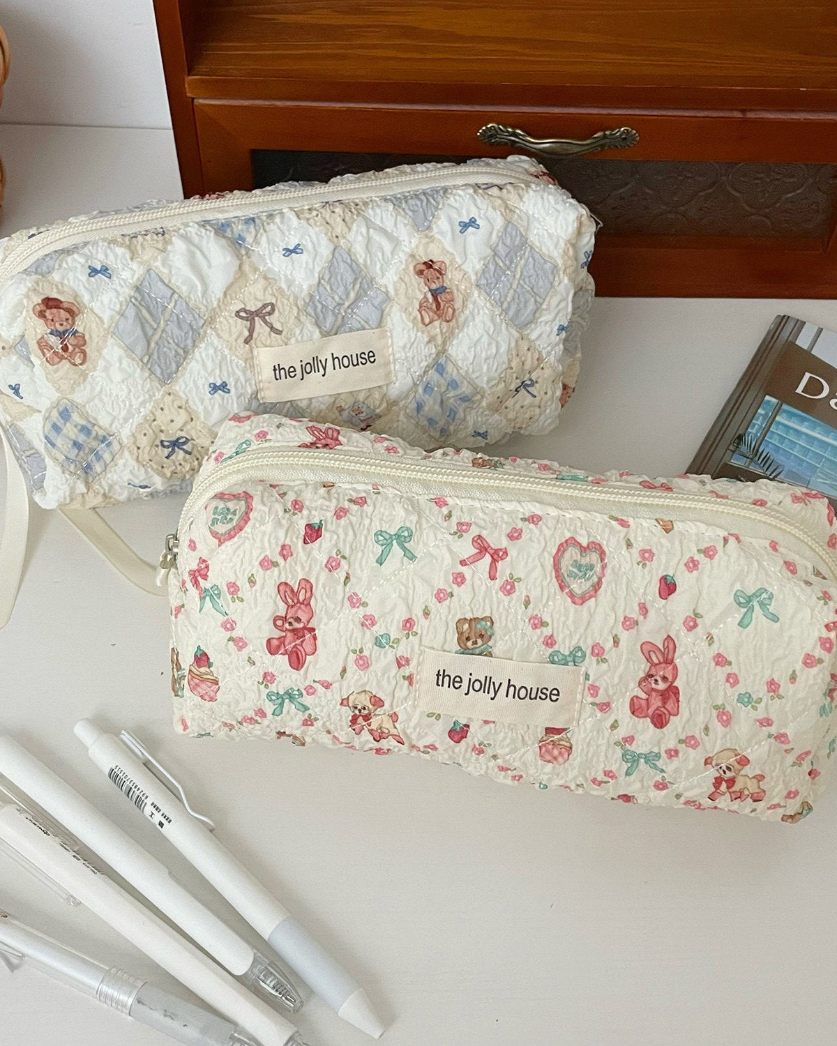 ヴィンテージキルティングポーチ