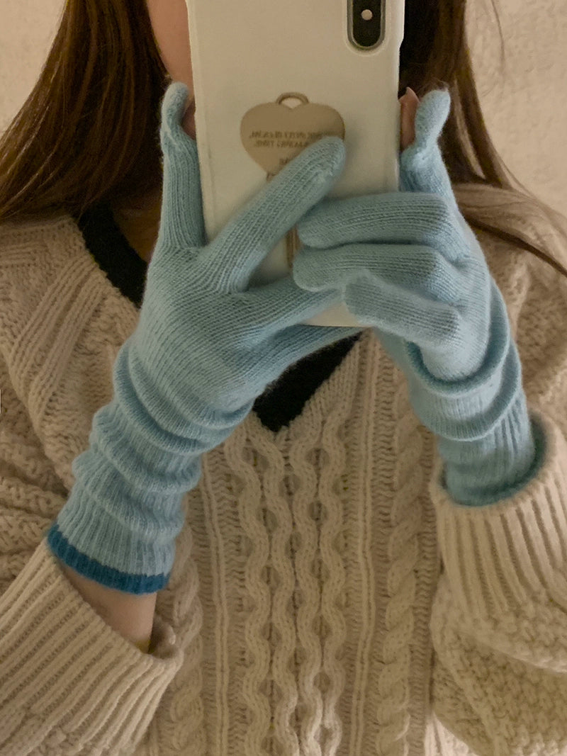 スプリットフィンガーカラーグローブ