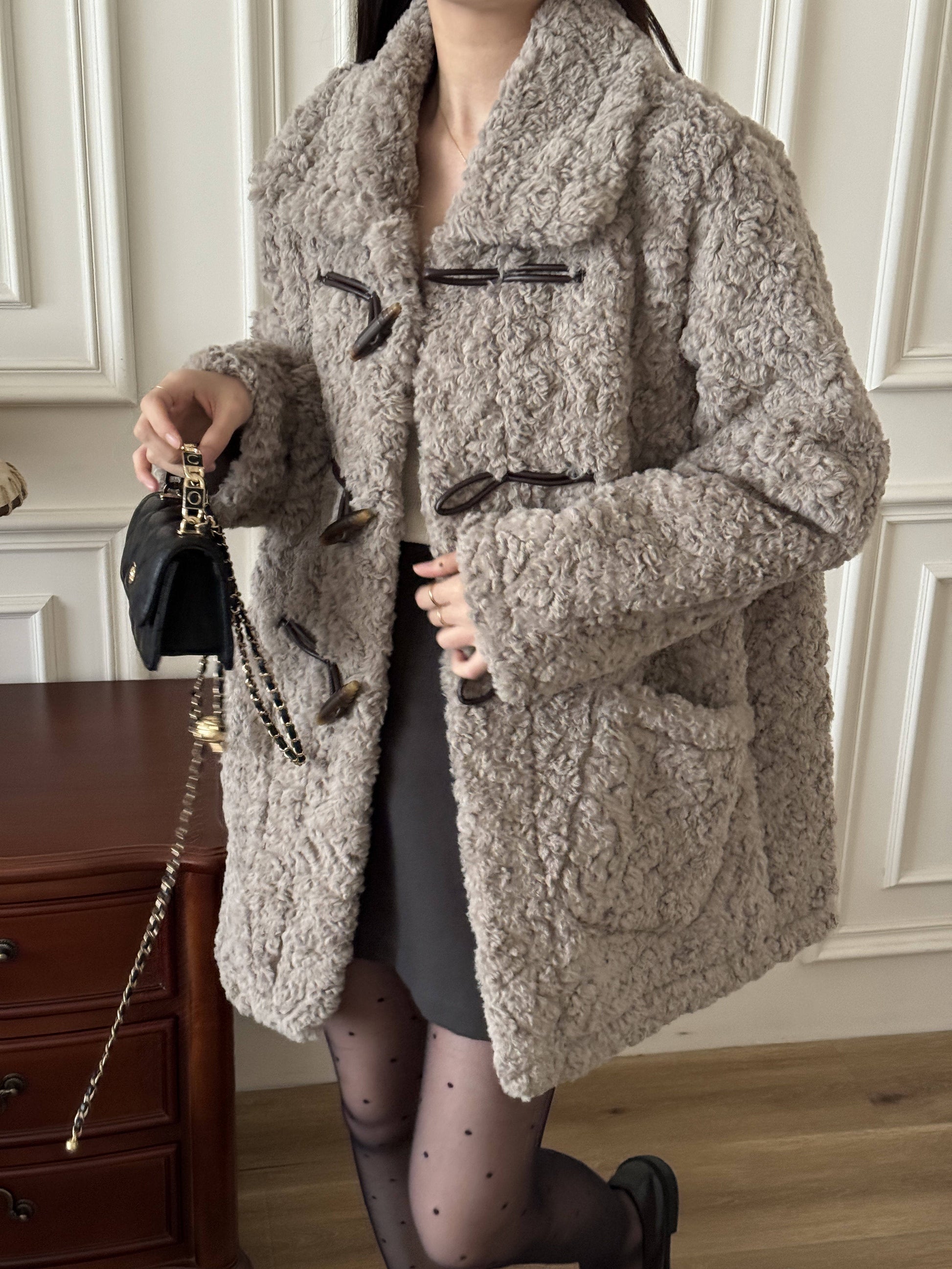 【新色追加】レトロボアダッフルコート