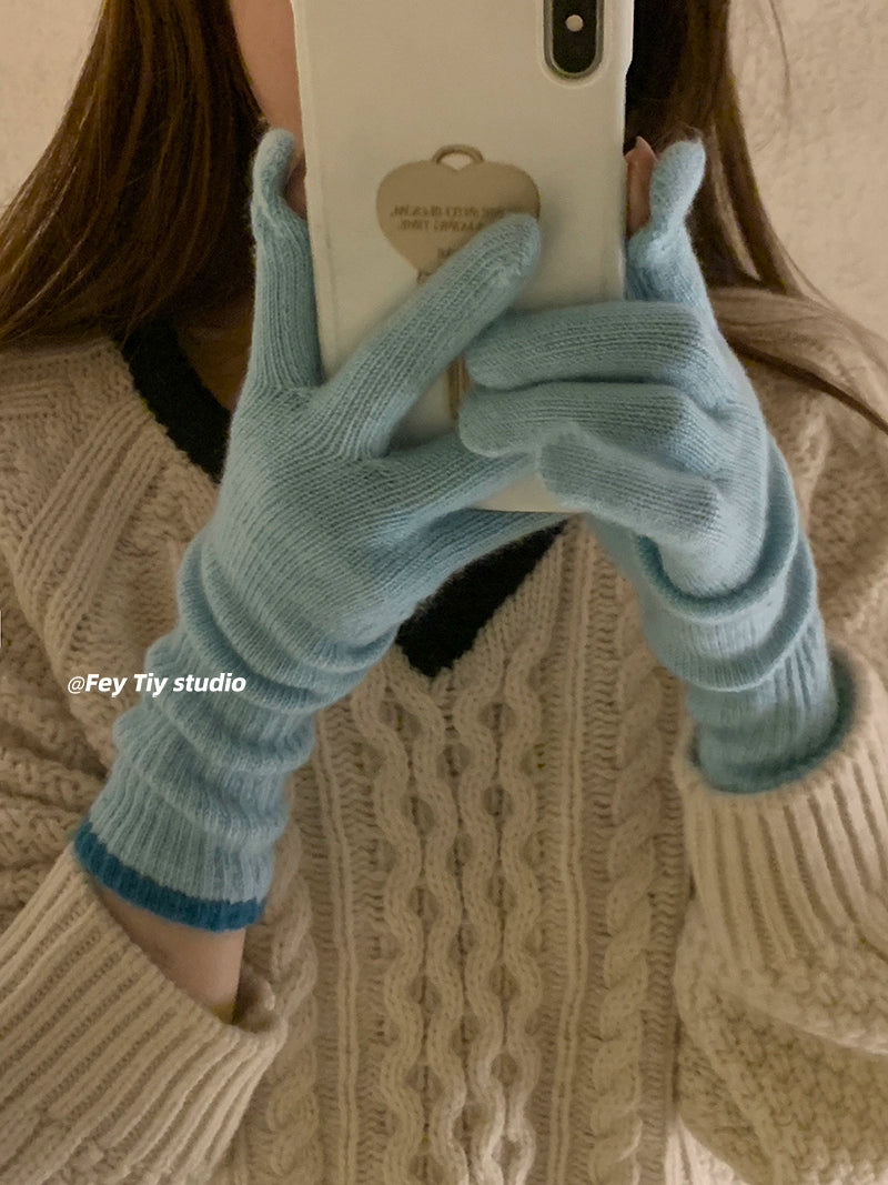 スプリットフィンガーカラーグローブ