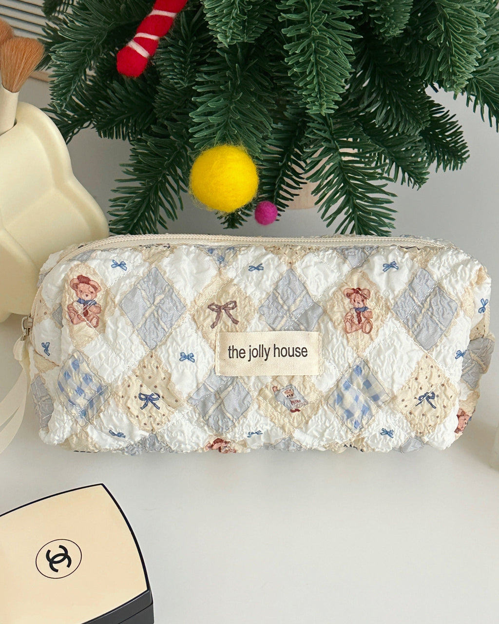 ヴィンテージキルティングポーチ