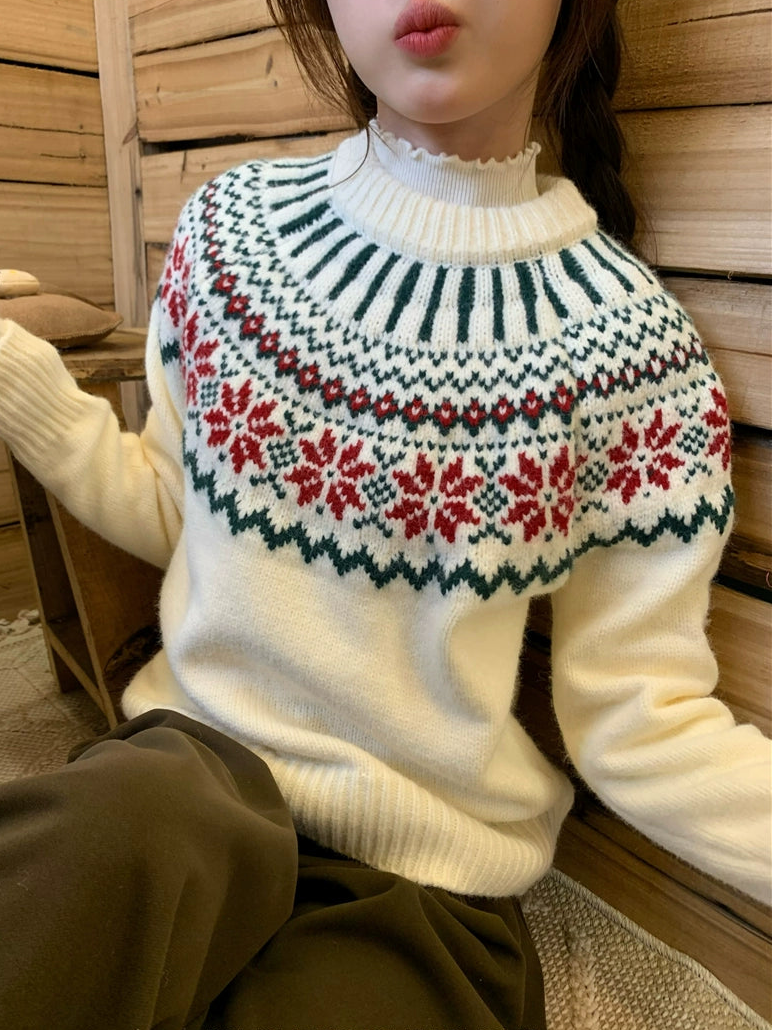 ノルディッククリスマスニット