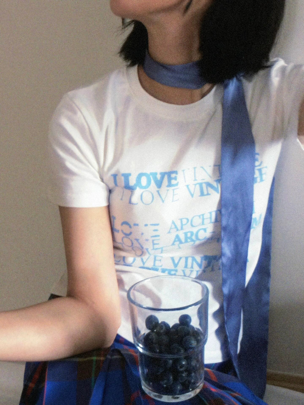I LOVEスリムTシャツ