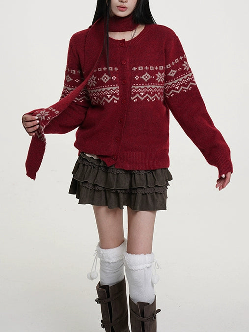 ヴィンテージノルディックカーディガン