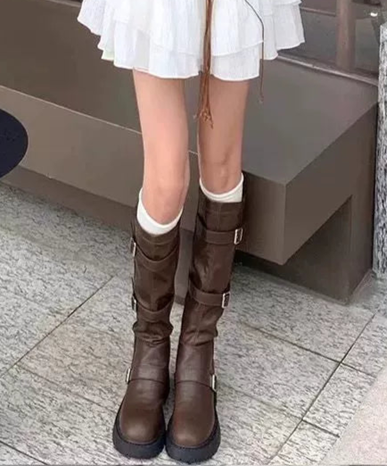ウエスタンカウボーイレトロベルトブーツ