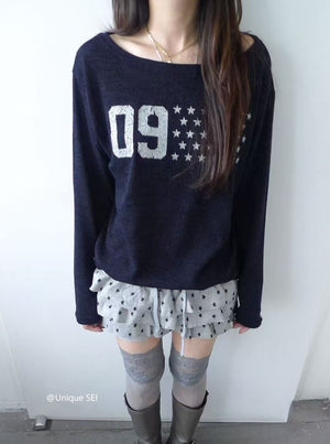 アメリカンヴィンテージデジタルスタープリント