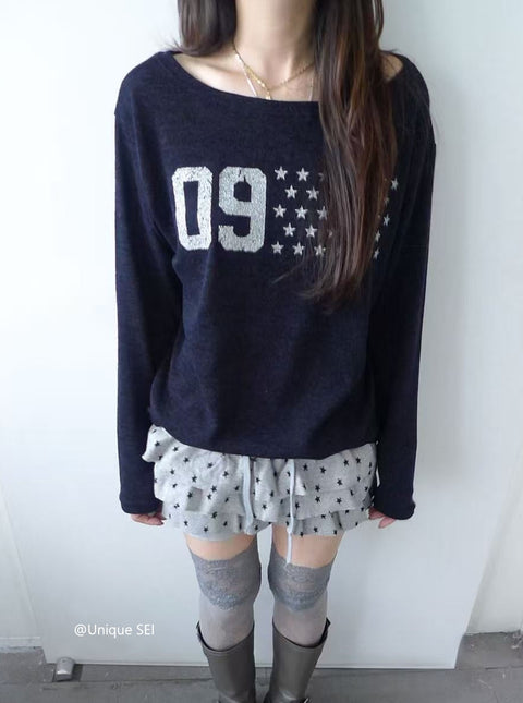 アメリカンヴィンテージデジタルスタープリント