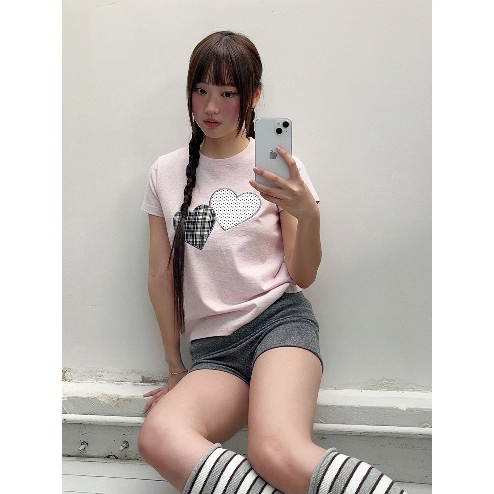 ツインハートパッチT