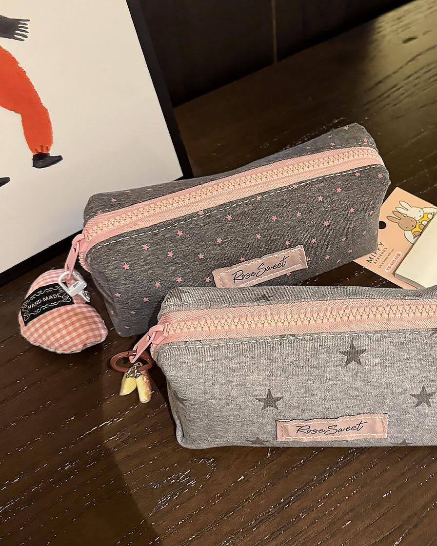 スタードット大容量ペンポーチ