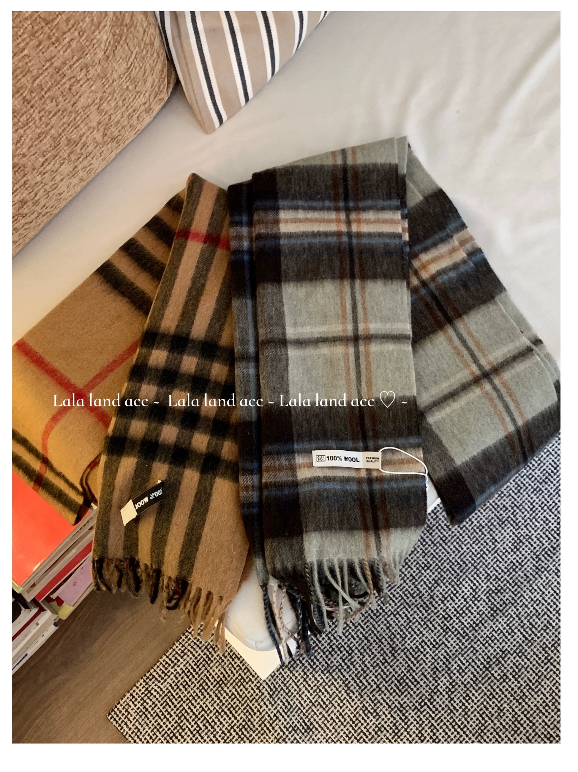 ブリティッシュヴィンテージチェックマフラー