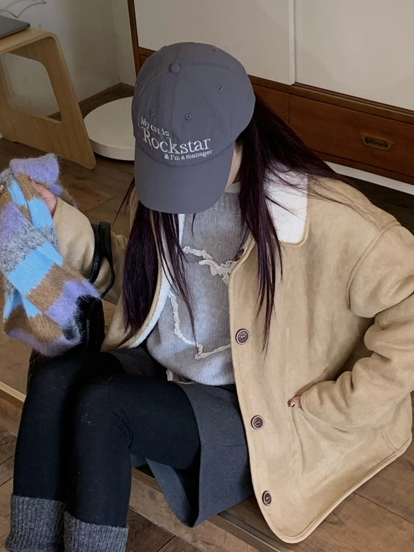 スエードリバーシブルファーコート