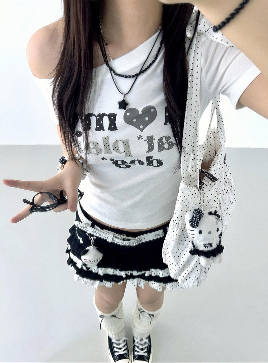 ワンショルオーバーロゴT