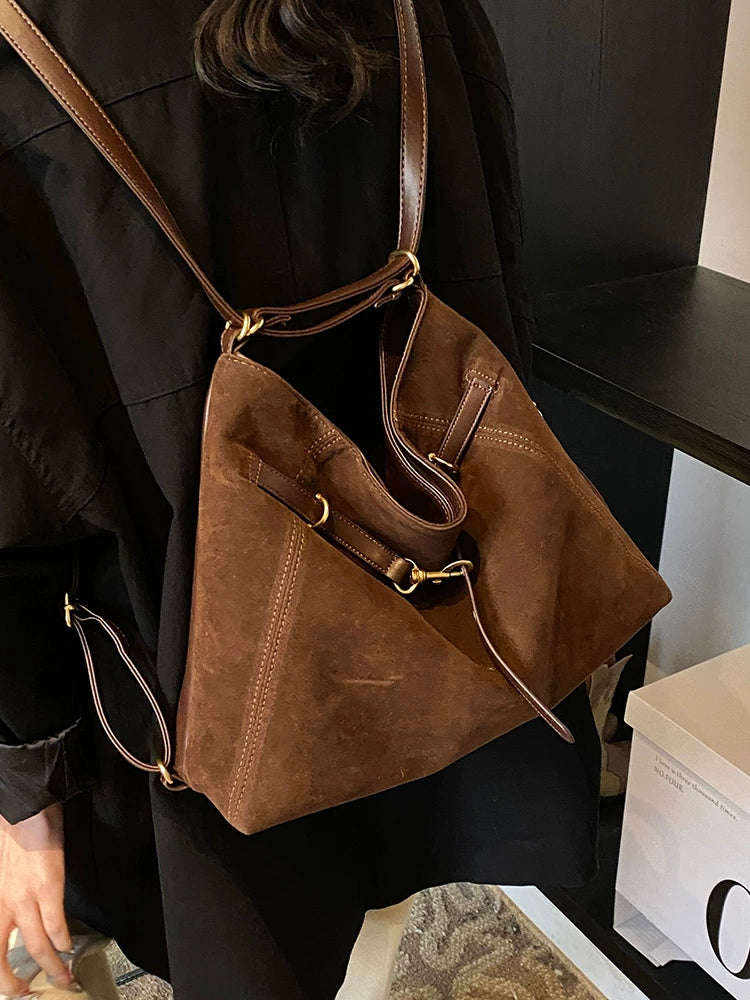 ヴィンテージスエード3wayショルダートートバッグ