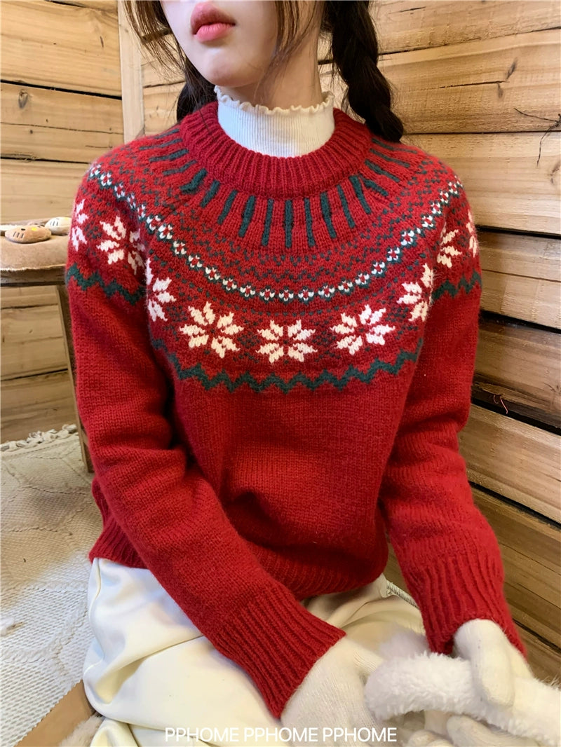 ノルディッククリスマスニット