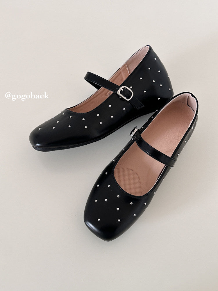 ドットメリージェーンシューズ