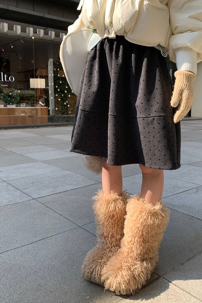 ウールレトロAラインスカート